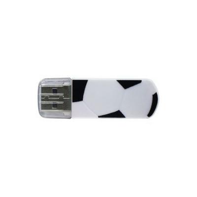 Флешка 16Gb Verbatim 49879 USB 2.0 белый черный