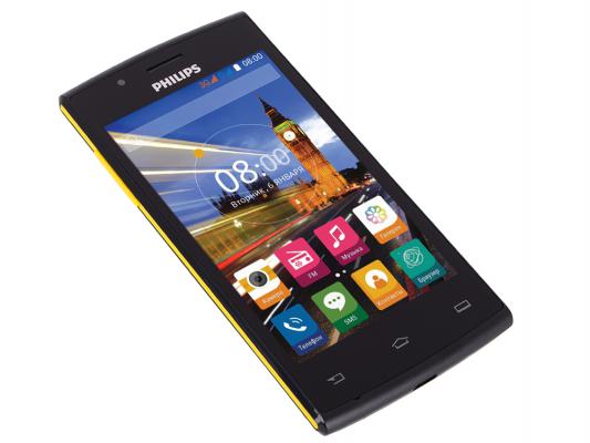 Смартфон Philips S307 8 Гб черный жёлтый