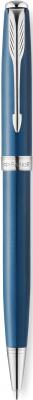 Шариковая ручка поворотная Parker Sonnet K533 Secret Blue Shell черный 1930503