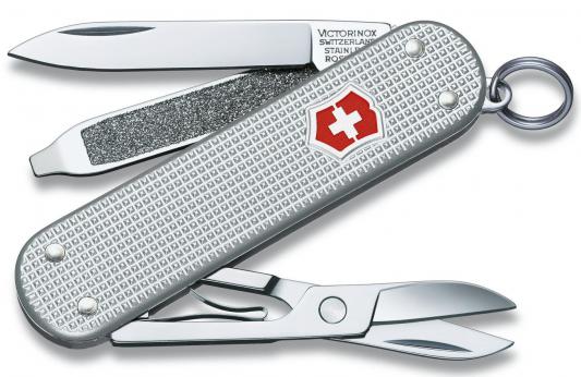 Нож перочинный Victorinox Alox 0.6221.26 58мм 5 функций алюминиевая рукоять серебристый