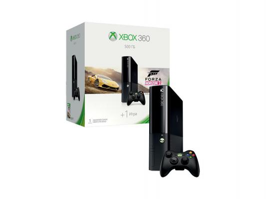 Игровая приставка Microsoft Xbox 360  500Gb + Forza Horizon 2 черный 3M4-00043