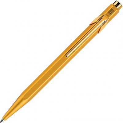 Шариковая ручка автоматическая Caran D’Ache Office 849 Goldbar синий 849.999