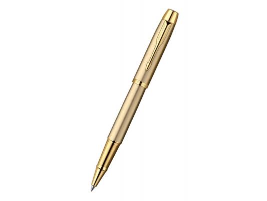 Ручка-роллер Parker IM Metal T223 черный F позолоченные детали R0811700