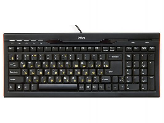 Клавиатура Dialog KP-114BU USB черный