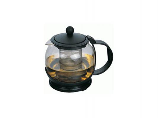 Чайник заварочный Zeidan Z-4101 чёрный 0.8 л пластик/стекло