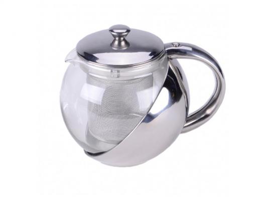 Чайник заварочный Zeidan Z 4103 серебристый 0.75 л металл/стекло