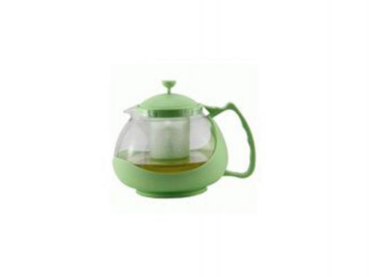 Чайник заварочный Zeidan Z-4105 зелёный 1.1 л пластик/стекло