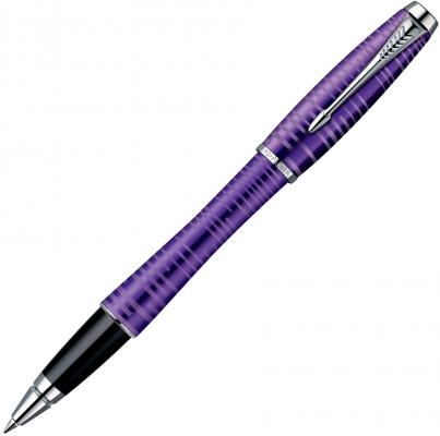 Ручка-роллер Parker Urban Premium Vacumatic T206 Amethyst Pearl черный F 1906864