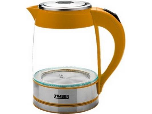 Чайник Zimber ZM-10819 2000 оранжевый 1.8 л металл/стекло