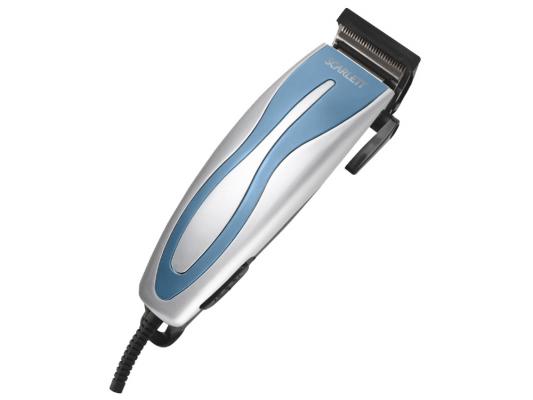 Машинка для стрижки волос Scarlett SC-HC63C06 серебристый синий