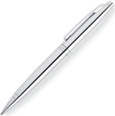 Шариковая ручка поворотная CROSS Calais Chrome черный M AT0112-1