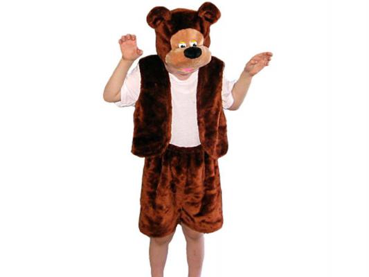 Карнавальный костюм КАРНАВАЛиЯ Медвежонок бурый (плюш) до 7 лет 89035
