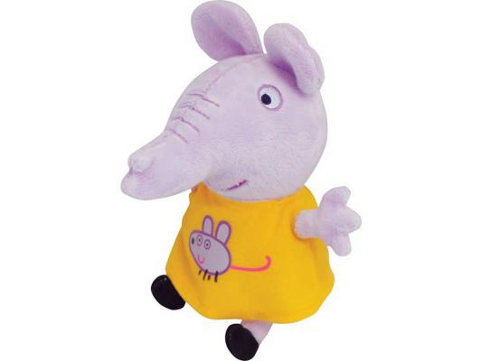 Мягкая игрушка слоненок Peppa Pig Эмили с мышкой текстиль сиреневый 20 см 29623