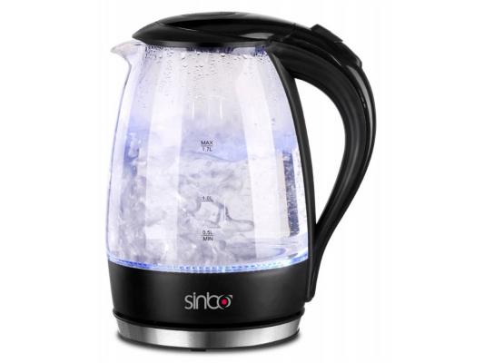 Чайник Sinbo SK 7338 2200 чёрный 1.7 л стекло