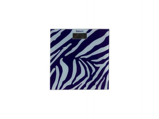 Весы напольные Saturn ST-PS 0282 Violet/White zebra фиолетовый белый