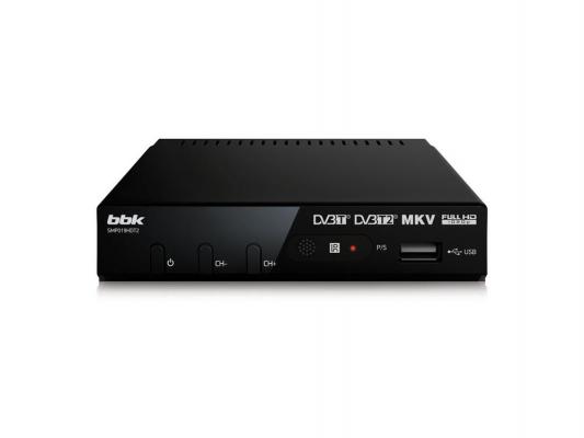 Тюнер цифровой DVB-T2 BBK SMP019HDT2 черный