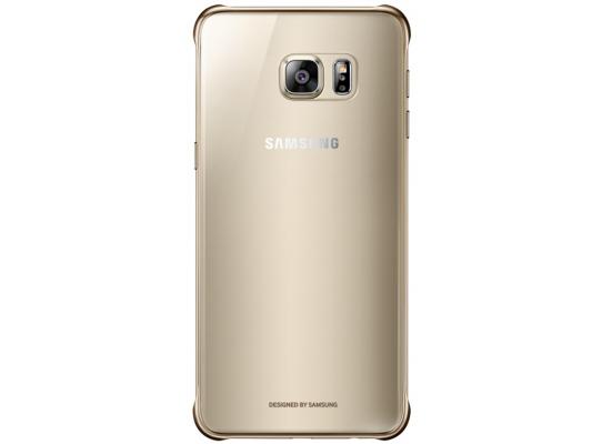 Чехол Samsung EF-QG928CFEGRU для Samsung Galaxy S6 Edge Plus ClearCover G928 золотистый прозрачный