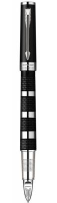 Ручка 5й пишущий узел Parker Ingenuity L F501 чернила черные корпус серебристо-черный S0959170