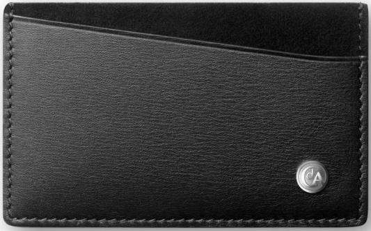 Футляр Carandache Haute Maroquinerie для визиток/кредитных карт кожа черный 6231.009