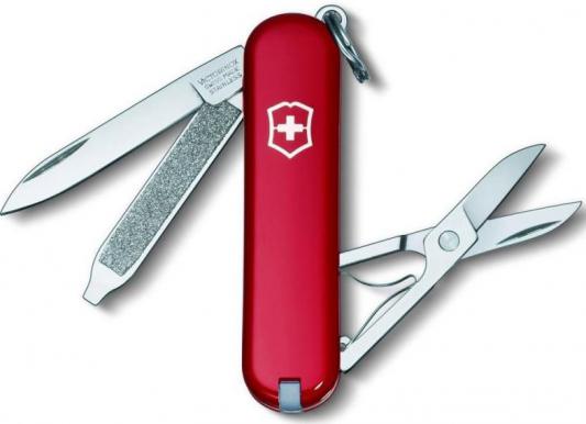 Нож перочинный Victorinox Classic 0.6223-012 58мм 7 функций красный