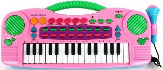 Синтезатор Shantou Gepai 32 клавиши, микрофон, демо, запись, звуки животных TLF-3211