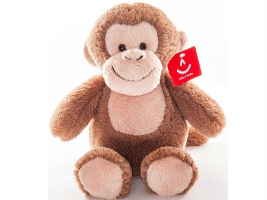 Мягкая игрушка обезьянка Aurora 10-611 плюш коричневый 30 см