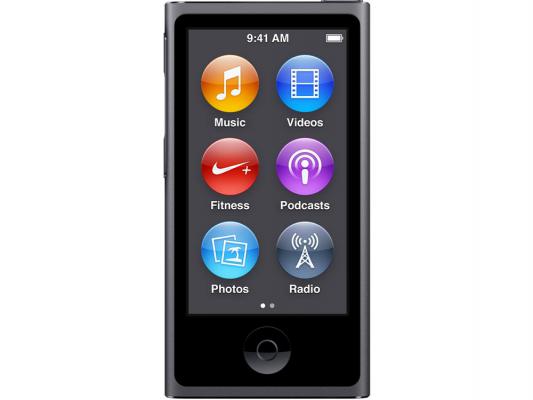 Плеер Apple iPod nano 16Gb MKN52RU/A серый