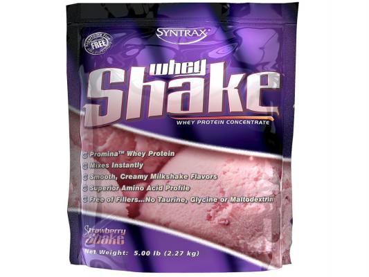 Протеины Syntrax Whey Shake 5lb Strawberry Shake