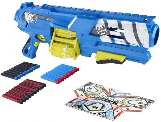 Бластер Mattel BOOMco Торнадо (утроенная боевая мощь) синий для мальчика CJG60