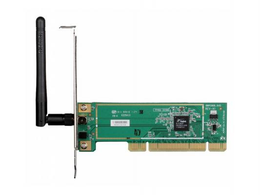 Беспроводной PCI адаптер D-Link DWA-525/A2 802.11b/g/n 150Mbps