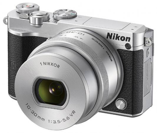Фотоаппарат Nikon 1 J5 Silver + 10-30 PD Zoom 23Mp  3" 1080P WiFi
