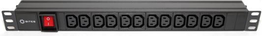 Блок розеток 5bites PDU1219A-09 черный 12 розеток