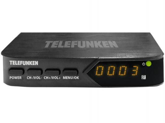 Тюнер цифровой DVB-T2 Telefunken TF-DVBT210 черный