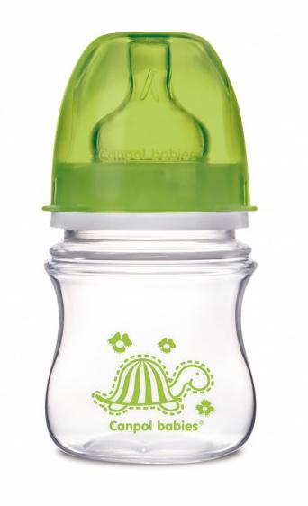 Бутылочка для кормления Canpol 35/205 120 мл с 3 месяцев зеленый