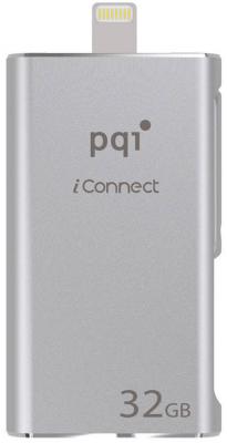 Флешка USB 32Gb PQI iConnect серебристый 6I01-032GR1001