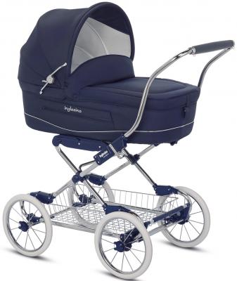 Коляска для новорожденного Inglesina Vittoria на шасси Comfort Chrome/Blu (AB10E1MAR+AE10E1000)