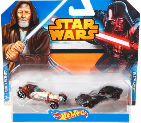 Набор машинок Mattel Hot Wheels Star Wars Obi-Wan Kenobi от 3 лет 2 предмета CGX06