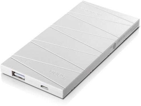 Портативное зарядное устройство Lenovo BP300 5000мАч белый GXV0J50549