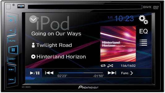 Автомагнитола Pioneer AVH-180G 6.2" USB MP3 CD DVD FM RDS 2DIN 4x50Вт черный