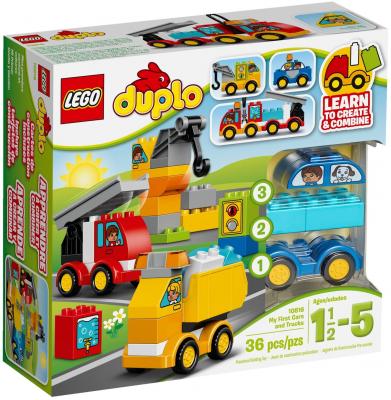 Конструктор LEGO Duplo Мои первые машинки 36 элементов 10816