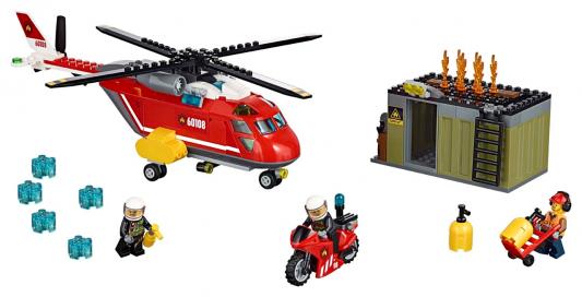 Конструктор LEGO City Пожарная команда быстрого реагирования 257 элементов 60108