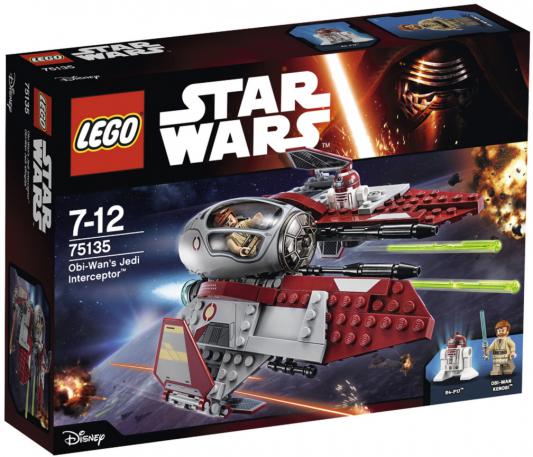 Конструктор Lego Star Wars Перехватчик джедаев Оби-Вана Кеноби 215 элементов 75135