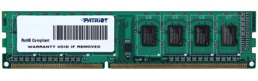 Оперативная память 4Gb (1x4Gb) PC3-12800 1600MHz DDR3 DIMM CL11 Patriot PSD34G160081H