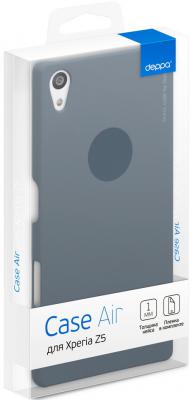 Чехол Deppa Air Case и защитная пленка для Sony Xperia Z5, серый 83202