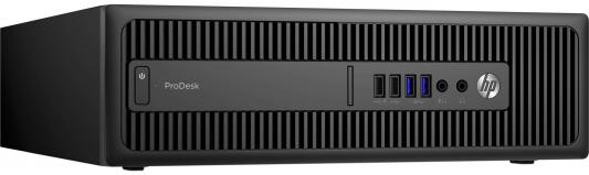 Системный блок HP ProDesk 600 G2 SFF i5-6500 3.2GHz 4Gb 500Gb HD4400 DVD-RW Win7Pro Win10 клавиатура мышь черный P1G57EA