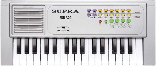 Синтезатор Supra SKB-320 32 клавиши серебристый