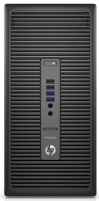 Системный блок HP ProDesk 600 G2 MT i3-6100 3.7GHz 4Gb 1Tb HD4400 DVD-RW Win10 клавиатура мышь черный T4J74EA