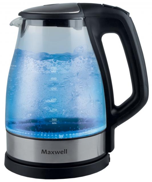 Чайник Maxwell MW-1075 BK 2150 Вт чёрный 1.7 л стекло