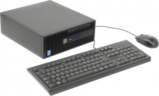 Системный блок HP ProDesk 400 G3 SFF i3-6100 3.7GHz 4Gb 500Gb HDG4400 DVD-RW Win7 Win10 клавиатура мышь черный T4R69EA