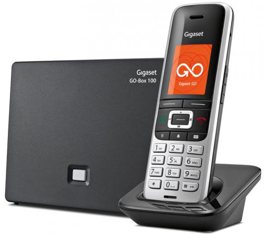 Телефон IP Gigaset S850A GO серебристый черный